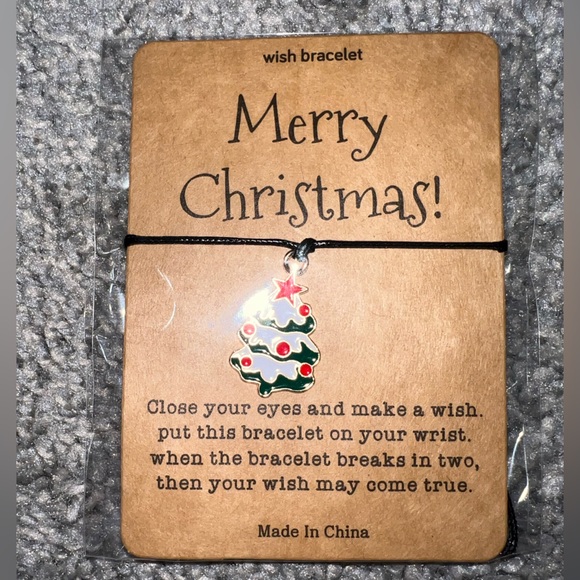 $1 CHRISTMAS TREE MAKE A WISH BRACELET. NEW. $1 WITH ANY $10 ORDER OR MORE - Picture 7 of 14